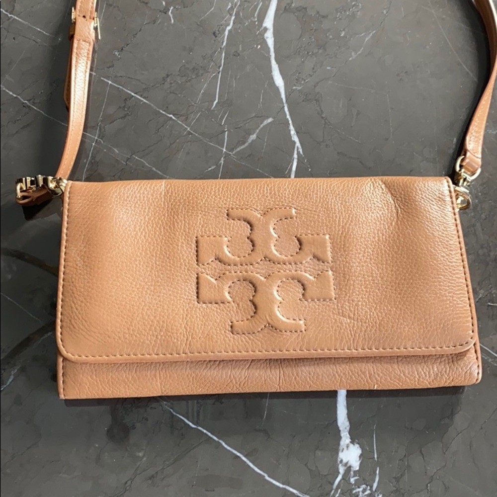 Tory Burch Tan crossbody bag/clutch
